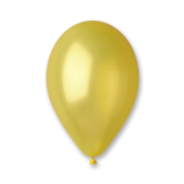 Balloon AM80 metal 8, yellow, 100 pieces