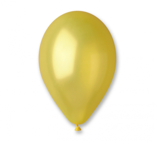 Balloon AM80 metal 8, yellow, 100 pieces Balloon AM80 metal 8, yellow, 100 pieces