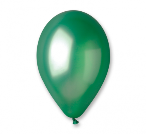 Balloon AM80 metal 8, green, 100 pieces