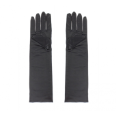 Evening gloves, long, black