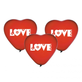 Premium baloni "Love", sirsniņas / 5gab