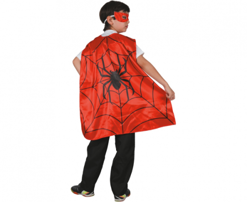 Cape for children Spider (cape, mask), size 110/120