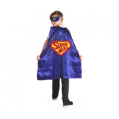 Cape for children Super hero, satin (cape, mask), size 110/120