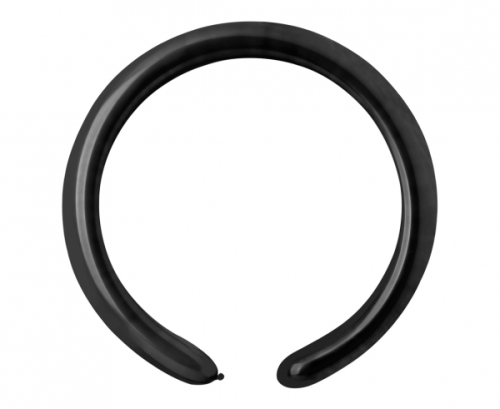 Modelling balloon D2, 160, black / 100 pcs.