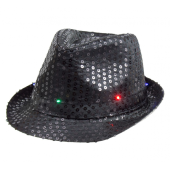 Flashing hat, black