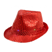 Flashing hat, red
