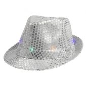 Flashing hat, silver