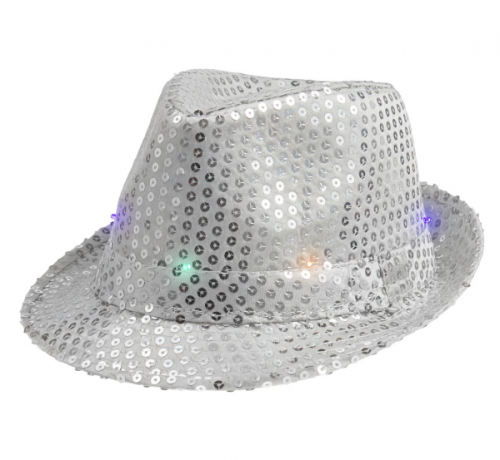 Flashing hat, silver