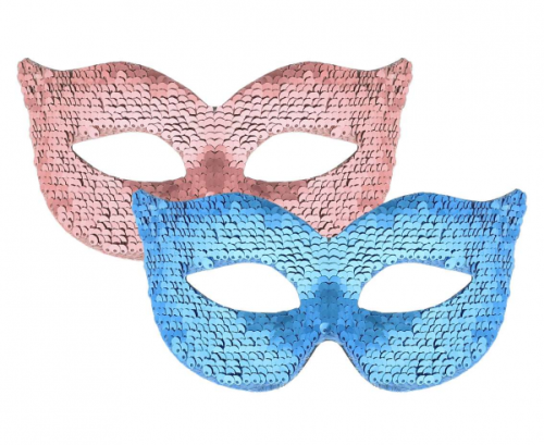Sequins mask changing colour , turquoise-pink Sequins mask changing colour , turquoise-pink