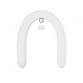 Modelling balloon D6, 350, white / 100 pcs.