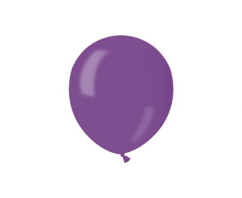 Balloon AM50 metal 5, purple, 100 pieces