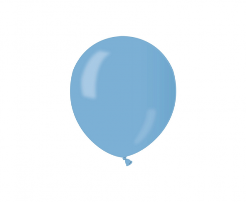 Balloon AM50 metal 5, sky blue, 100 pieces