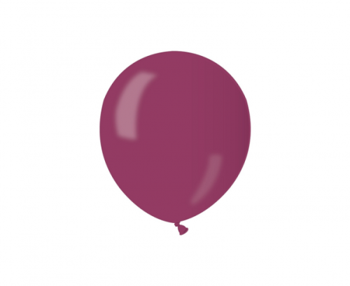 Balloon AM50 metal 5, maroon, 100 pieces