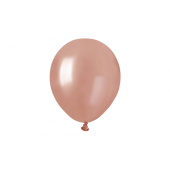 Balloon AM50 metalic 5 inches - pink-gold/ 100 pcs.