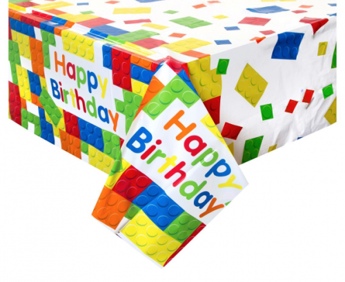 Plastic Tablecover Building Blocks Plastic Tablecover Building Blocks