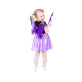 Costume for children Purple Butterfly (skirt, wings, wand), size 3-6 years