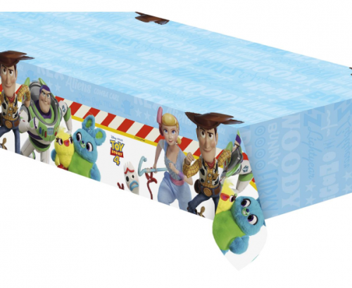 Plastic table cover Toy Story 4, 120x180 cm