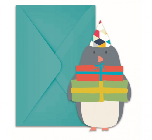 Invitations with Envelopes Arctic, 6 Pcs Invitations with Envelopes Arctic, 6 Pcs