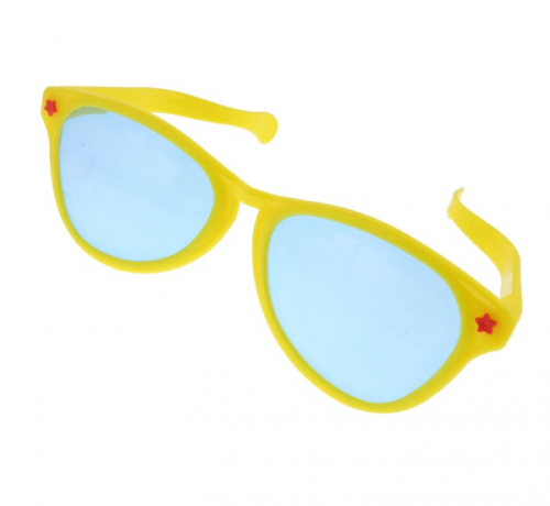 Jumbo glasses, yellow