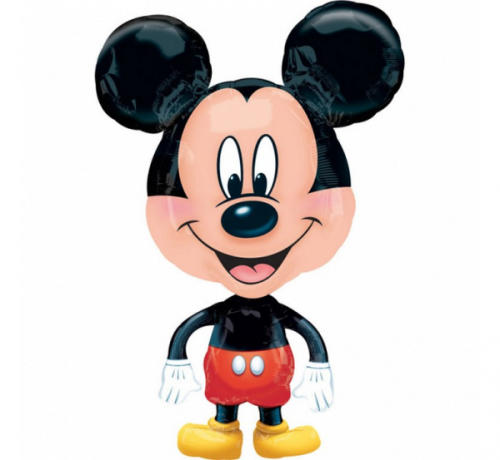 Foil balloon walking Mouse Mickey, 53x76 cm Foil balloon walking Mouse Mickey, 53x76 cm