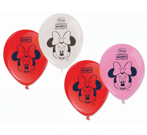 8 balloons set "Minnie Dots"