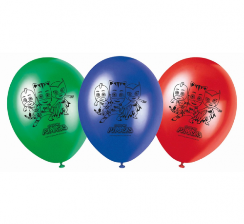 Balloon 11 inches Pj Masks, 8 pcs. Balloon 11 inches Pj Masks, 8 pcs.