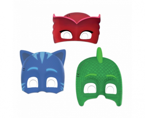 Paper masks PJ MASKS, 6 pcs