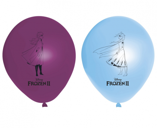Воздушные шары 11 &quot;с надпечаткой Frozen 2, 8 шт.