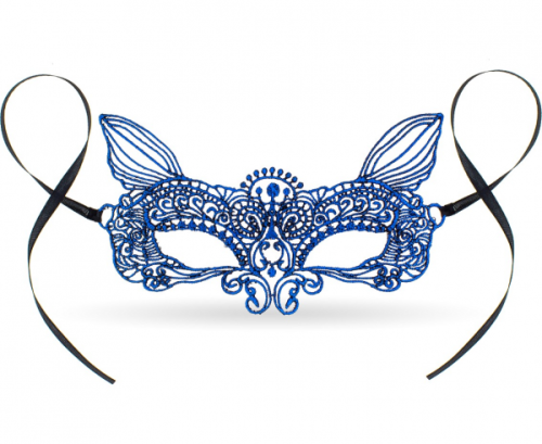 Lace mask Blue cat Lace mask Blue cat
