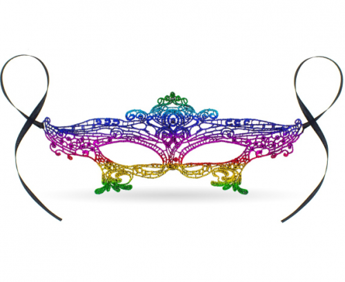Lace mask Rainbow Lace mask Rainbow