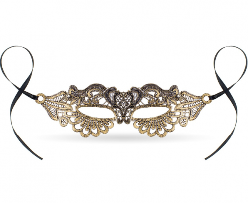 Lace mask Gold Lady Lace mask Gold Lady