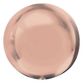 SPH foil balloon, pink-gold ball, size 38 x 40 cm
