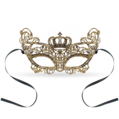 Lace mask Gold Queen