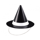 Mini Witch paper hats, 8 pcs