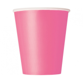 Paper cups, pink, 14 pcs.