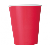 Paper cups, red, 14 pcs.