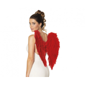 Angel wings, red, 50x50 cm