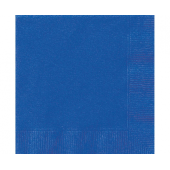Paper napkins blue, size 33x33 cm, 20 Pcs