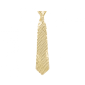 Tie, gold, 40 cm