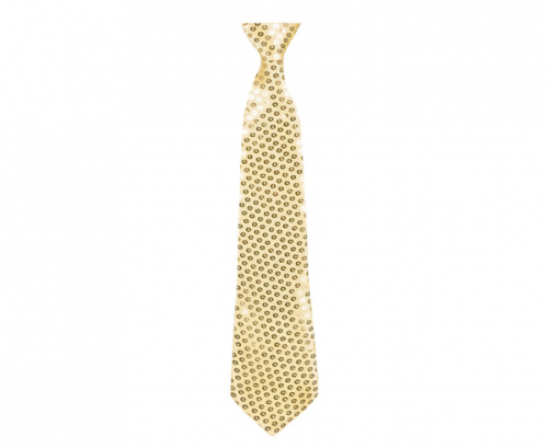 Tie, gold, 40 cm