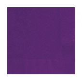 Paper napkins dark purple, size 33x33 cm, 20 Pcs