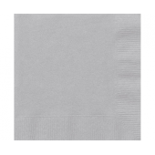 Paper napkins, silver, size 33x33 cm, 20 Pcs
