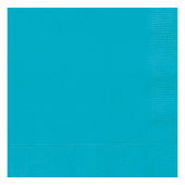 Paper napkins, caribbean blue, 20 pcs