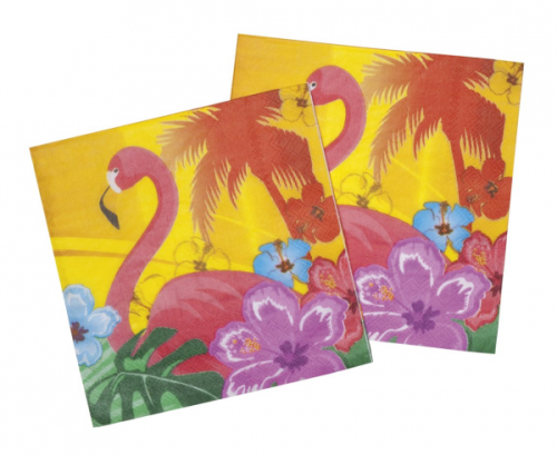 Paper napkins Hibiscus, 33 x 33 cm, 12 pcs. Paper napkins Hibiscus, 33 x 33 cm, 12 pcs.