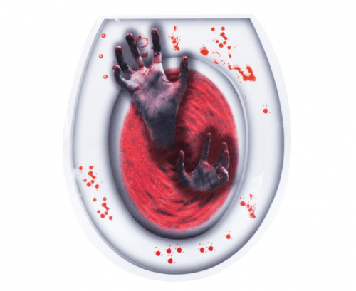 Horror Toilet sticker decoration