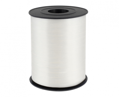 Pastel ribbon, white, size 5mmx500m