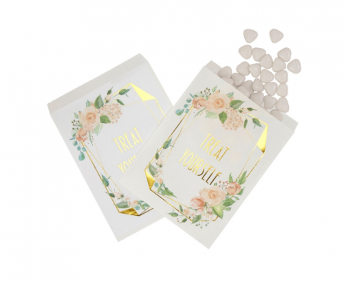 Sweetie Bags, Treat Yourself, Geo Floral, 25 Pcs.