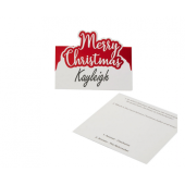 Place card Merry Christmas, 10 pcs