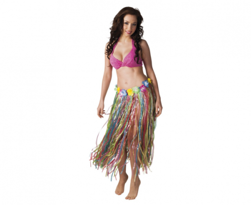 Hawaiian skirt 80 cm, multicolour Hawaiian skirt 80 cm, multicolour
