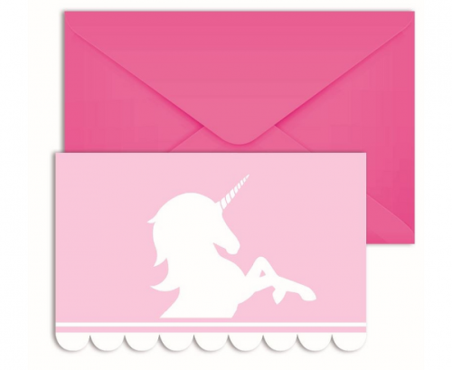 Invitations with Envelopes Believe in Unicorns, 6 pcs. Invitations with Envelopes Believe in Unicorns, 6 pcs.